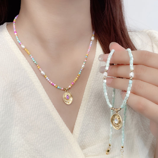 Women's Beads Stringed Pearls Light Luxury High-grade Necklaces