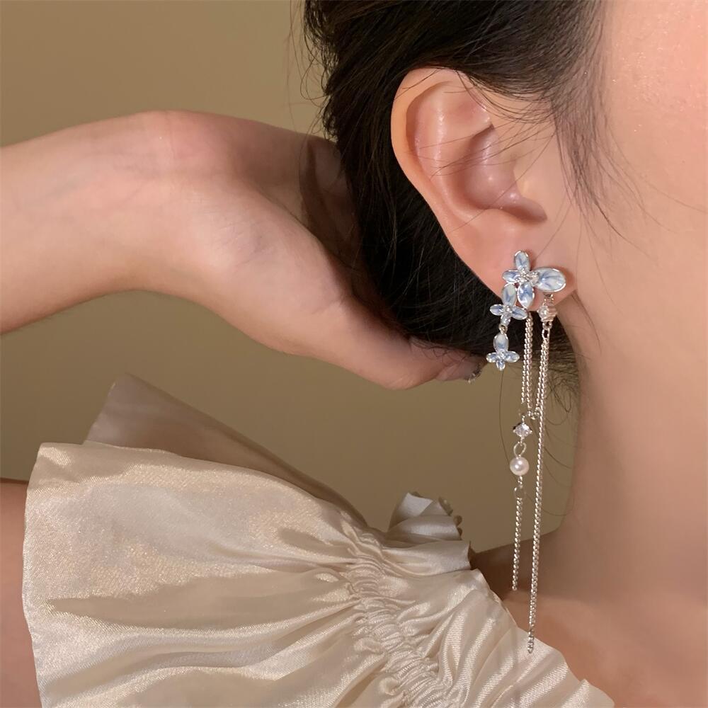 Blue Butterfly Cold High-grade Shape Han Bracelets