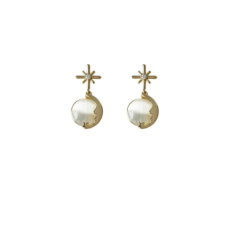 Women's Stone Ear Collection Temperament Commute Affordable Stud Earrings