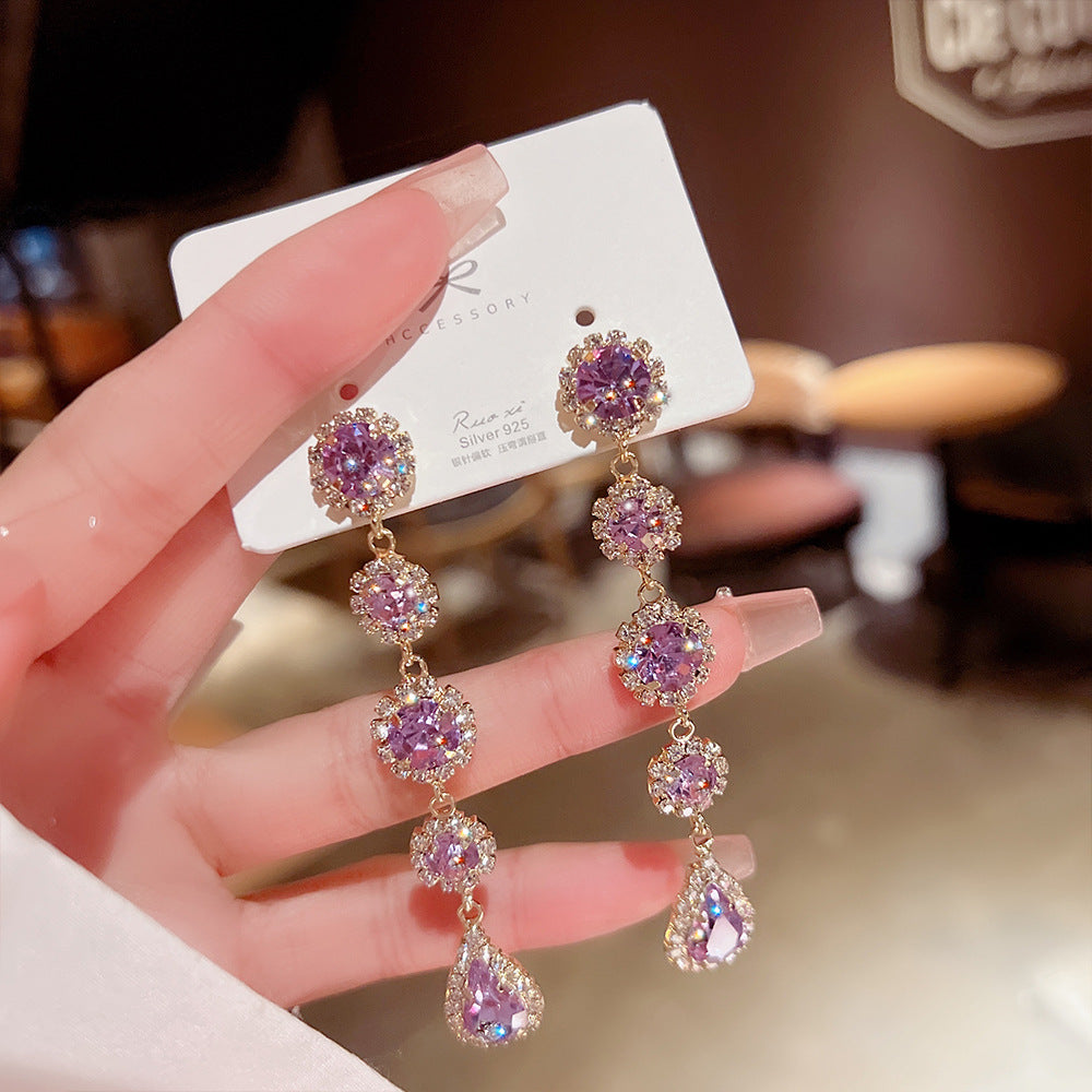 Needle Korean Style Light Luxury Exaggerated Geometric Earrings