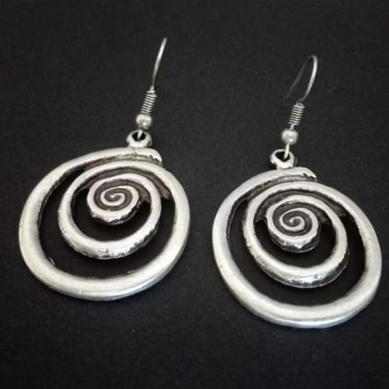 Geometric Circle Retro Trendy Irregular Distressed Ear Hook