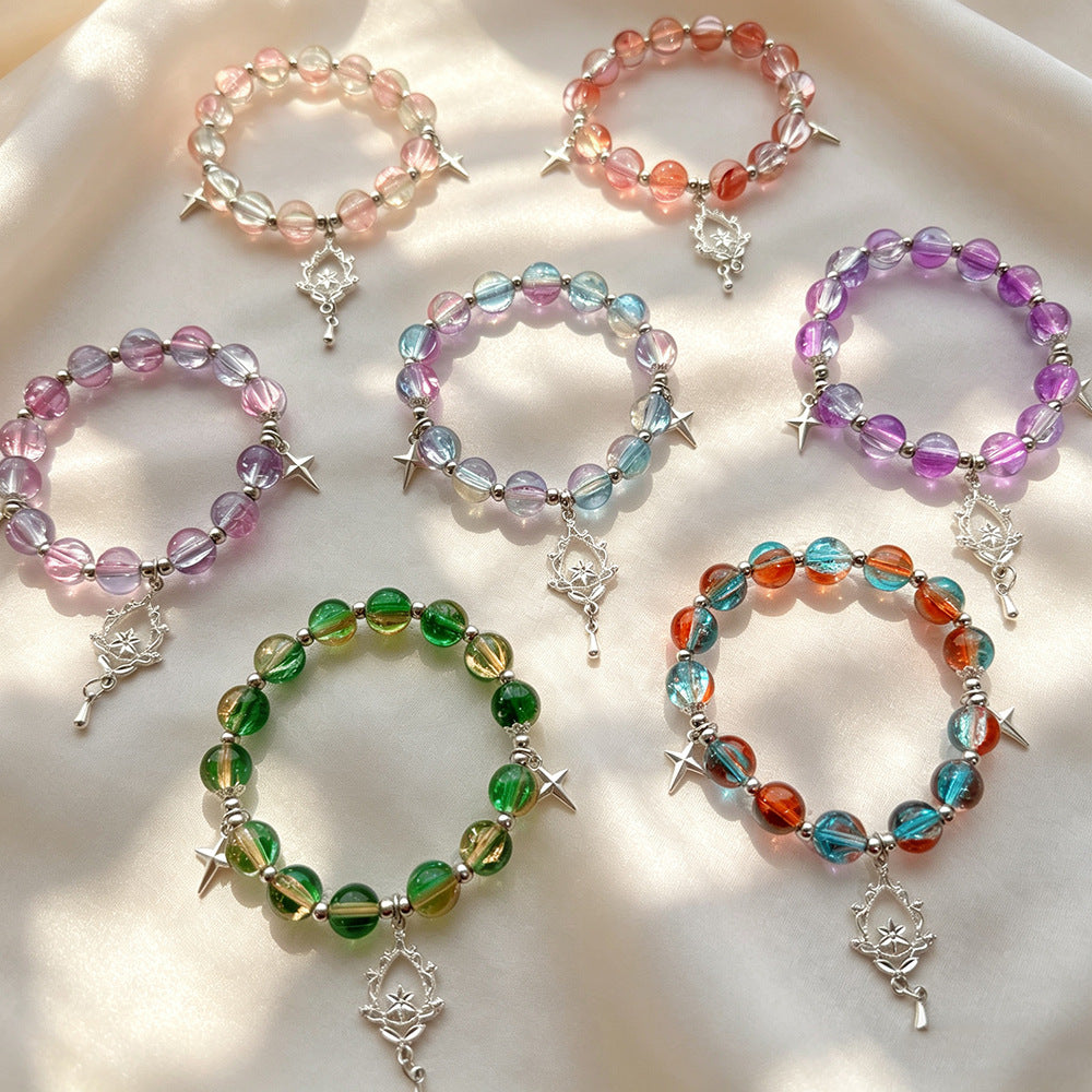 Summer Glaze Female Design Style High Sense Cultural Bracelets