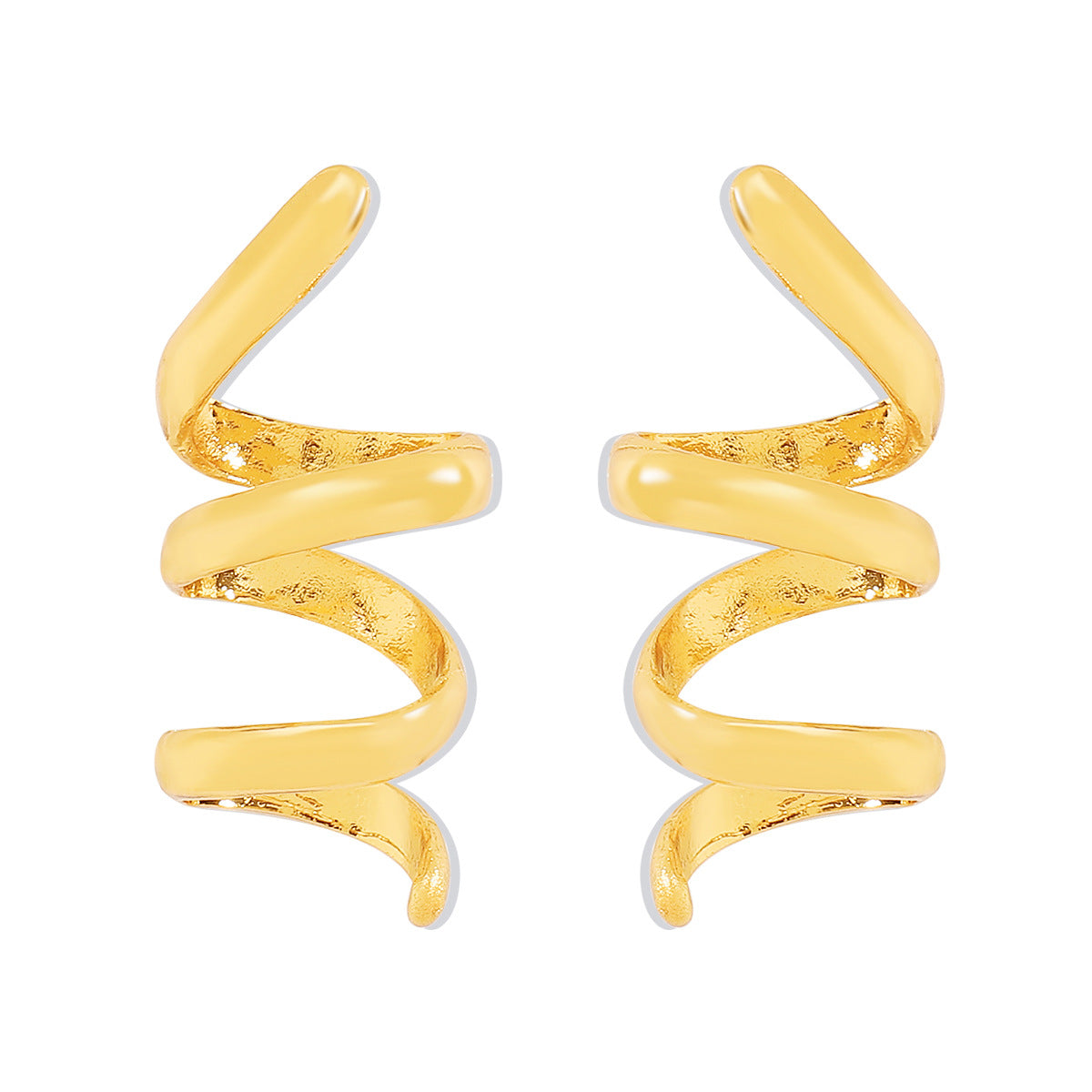 Women's Lines Metallic Asymmetric Geometric Ear Fashion Rings