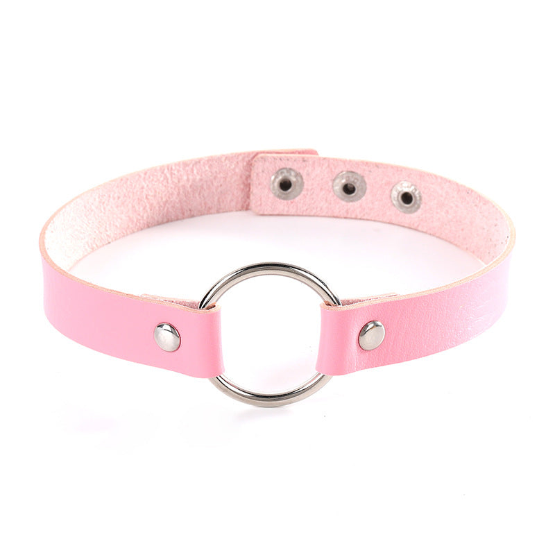 Style Trend Street Snap Punk Leather Rivet Rings