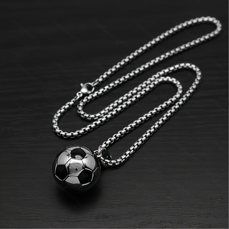 Personalized Sports Style Creative World Cup Stainless Steel Necklace
