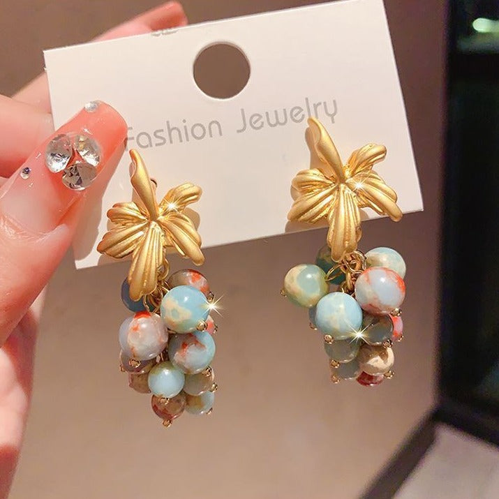 Women's Fashion Retro High-grade Sier Ear Earrings