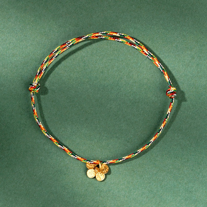 Men's & Children's Boat Festival Colorful Rope Carrying Strap Lucky Bracelet