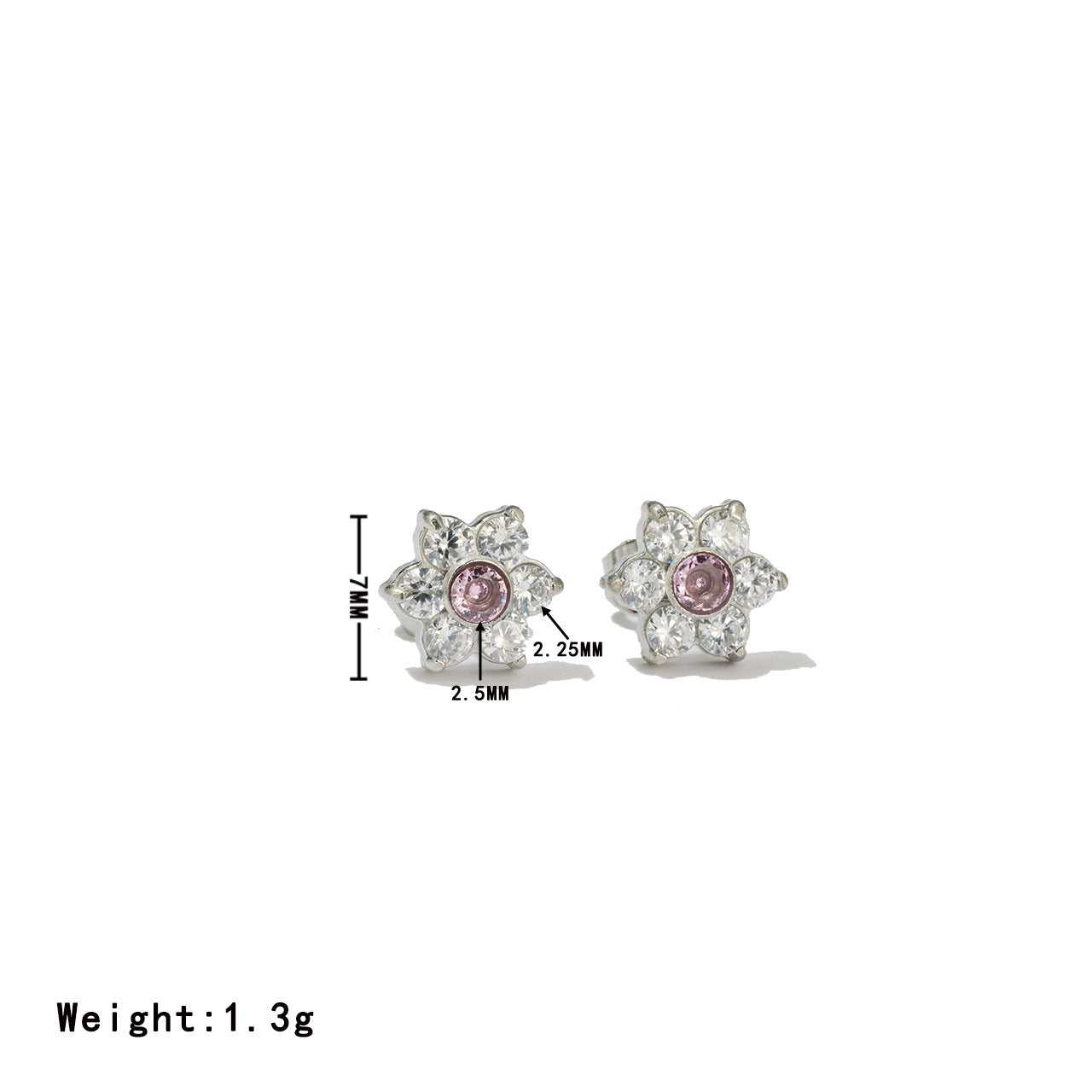 Inlaid Full-jeweled Female Design Senior Elegant Stud Earrings