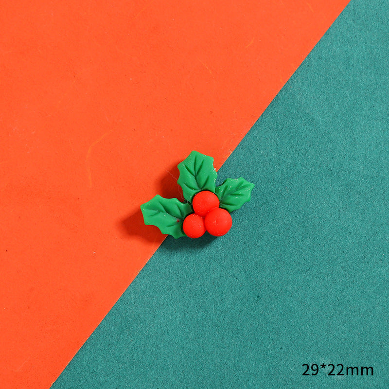 Cartoon Christmas Series Resin Cream Glue Jewelry Accessories