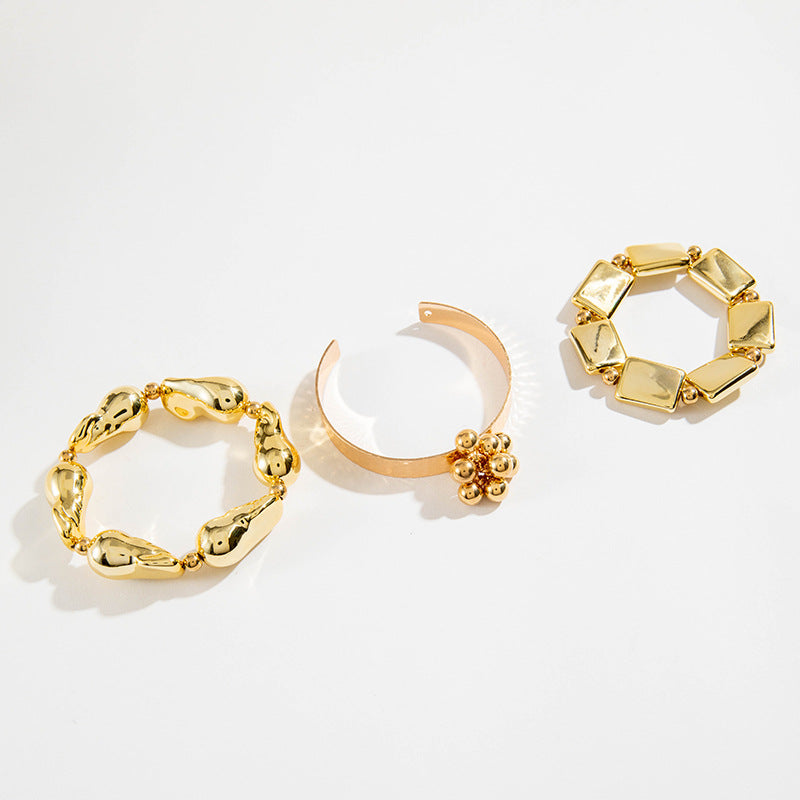 Popular Durable Line Geometric Exaggerated Open-ended Bracelets