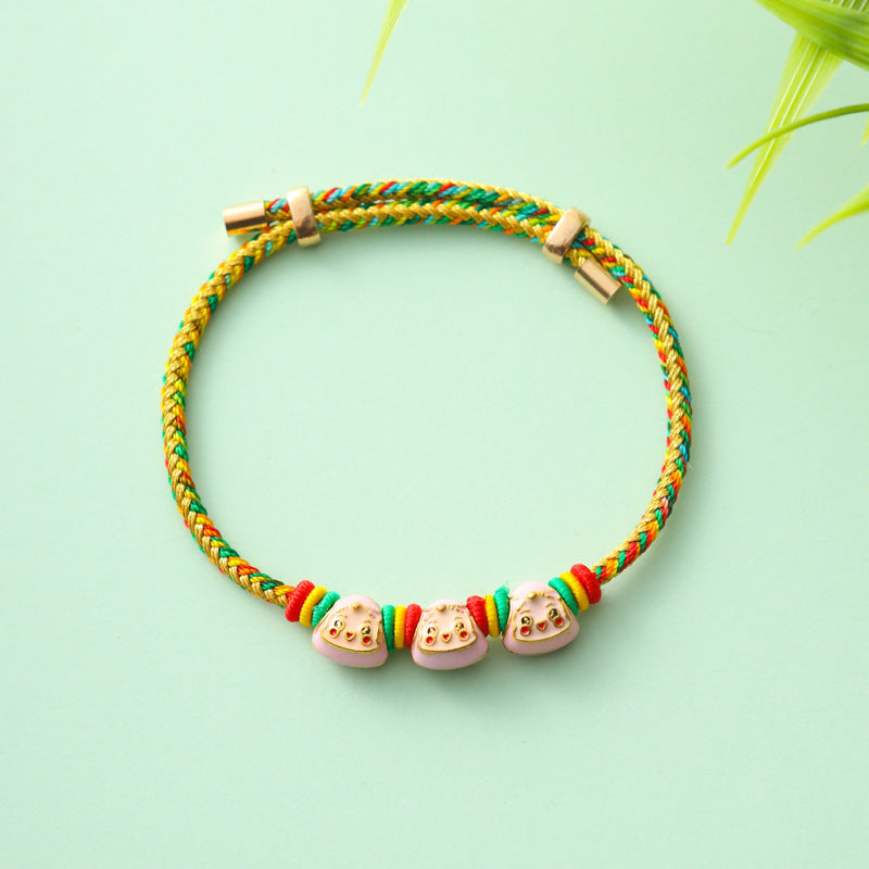 Children's Hundred Dragon Boat Festival Colorful Braided Rope Batches Of Goods Bracelets