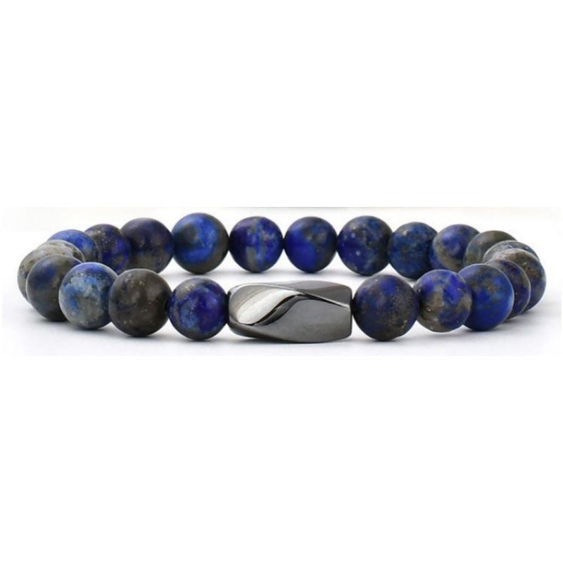 Lucky Shaped Hematite Stretch Beaded Beads Natural Bracelet