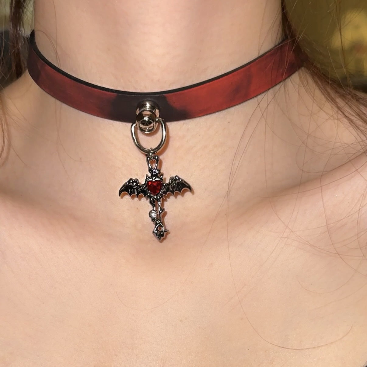 Paw Hot Soft Leather Trendy Cool High-grade Collar