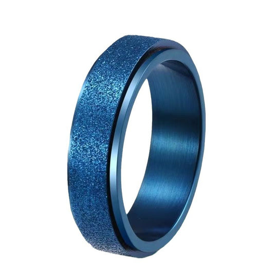 Stainless Steel Titanium Ornament Design Wind Rings