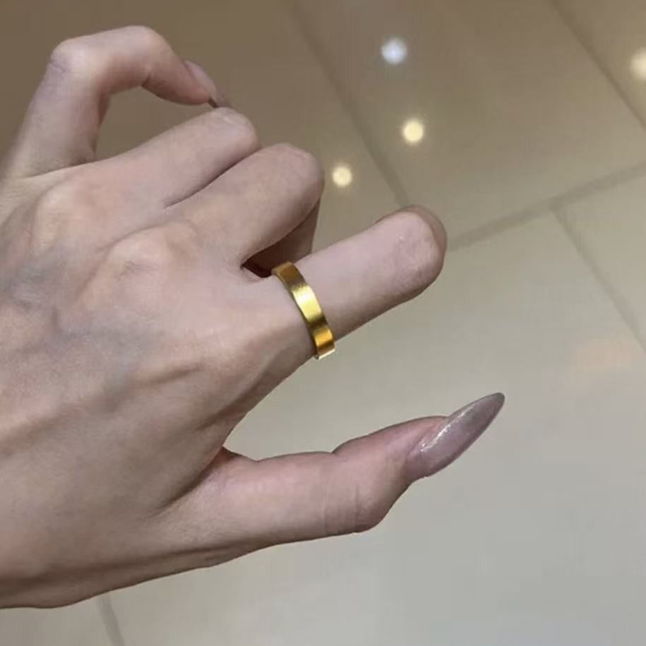 Shiny Female Cold Wind Opening Adjustable Personality Affordable Ring