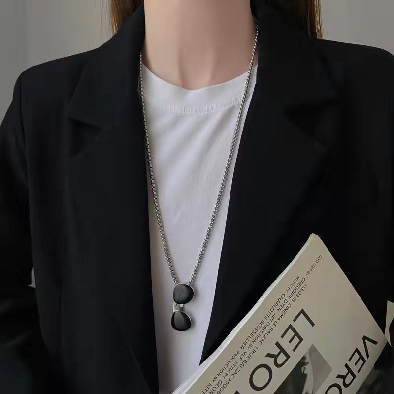 Glasses Titanium Steel Special Decoration Hip Hop Style Necklaces