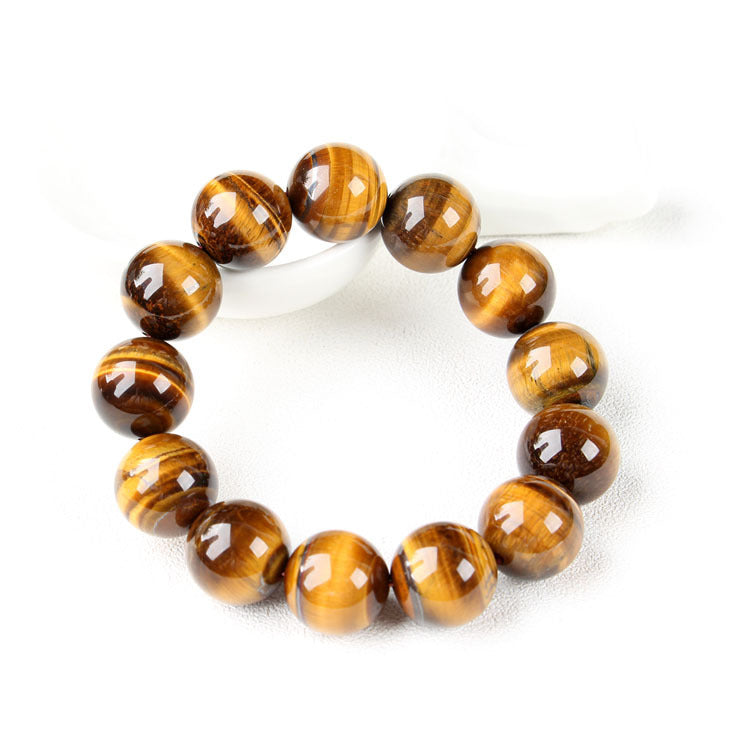 Women's & Men's Tiger's Eye Pi Plate Crafts Single Circle Life Minority Simple Bracelet