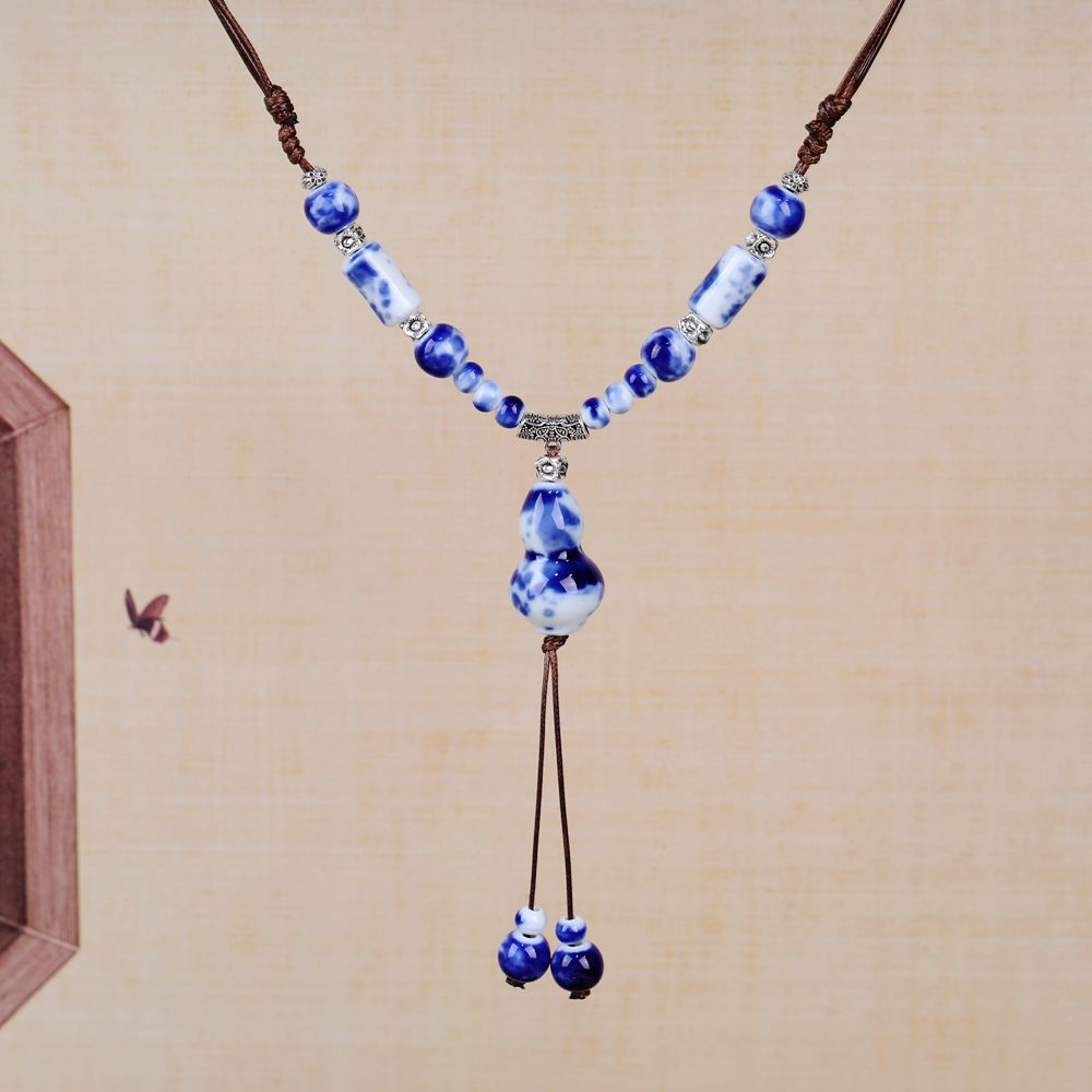 Chinese Ethnic Style Butterfly Niche Ancient Necklaces