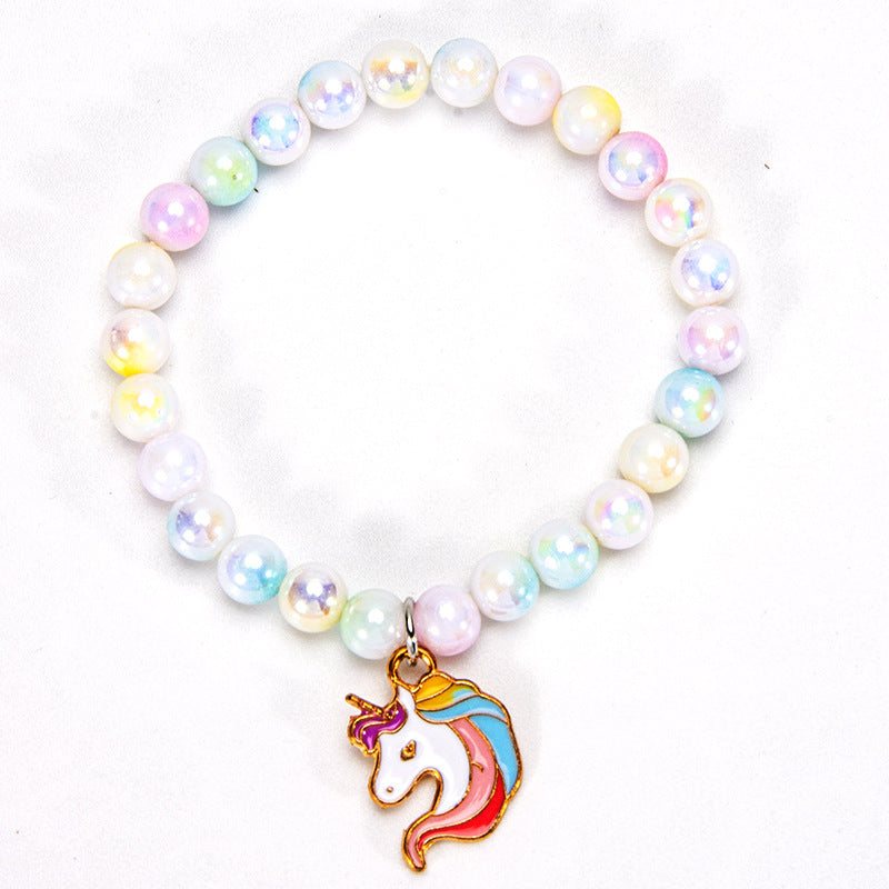 Children's Cartoon Alloy Little Handmade Dolphin Bracelet