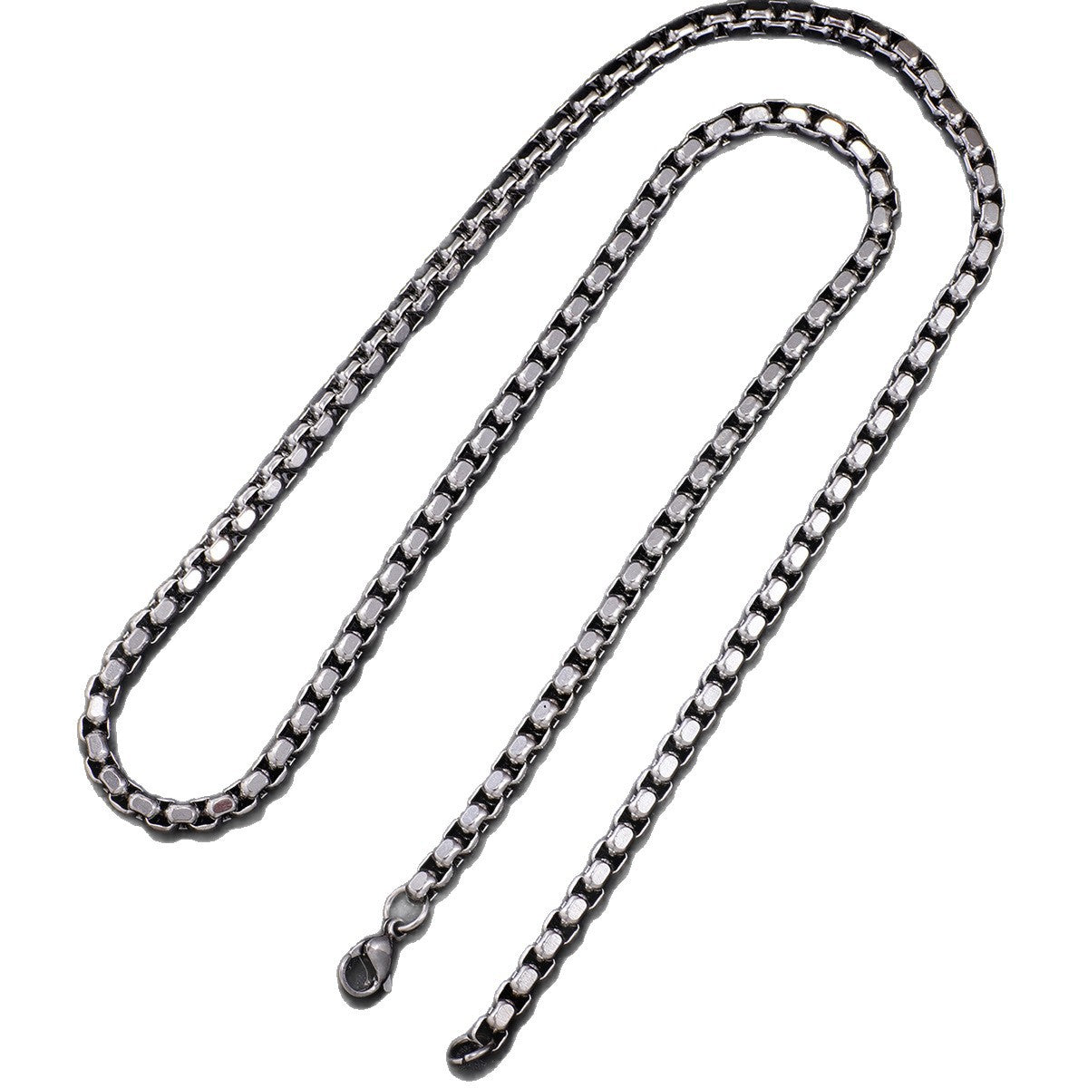 Men's Steel Embossed Cuban Link Chain Fashion Short Personality Street Necklace