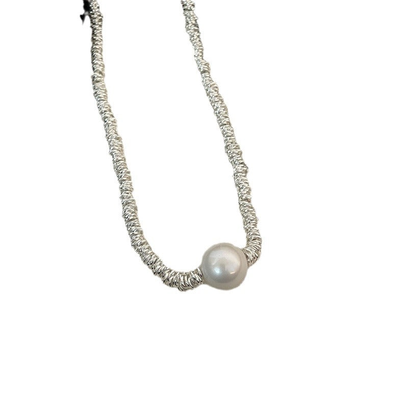 Women's Of Sier Pearl Light Luxury Design Sense Niche Fashion Necklaces