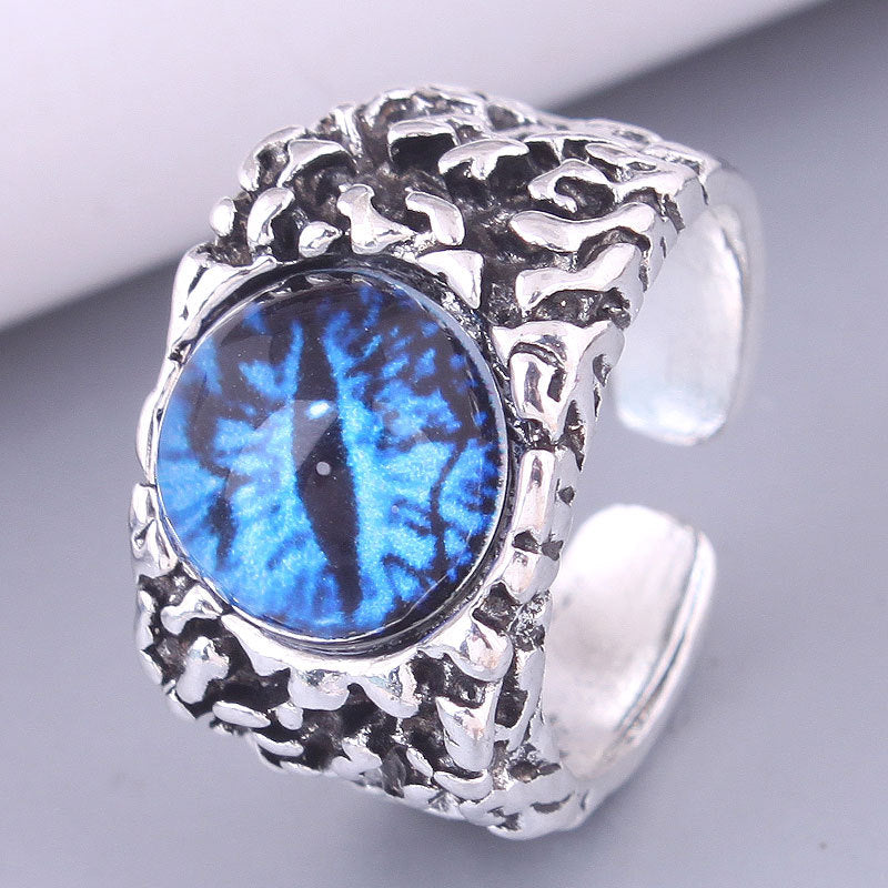 Fashion Retro Simple Devil Eye Temperament Ring