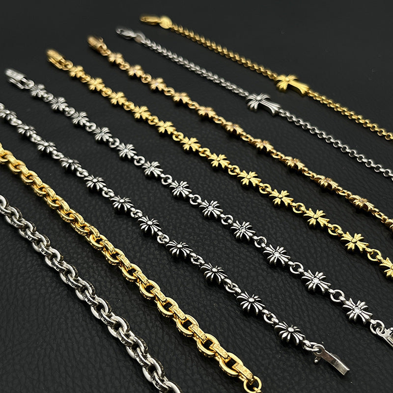 Women's & Men's Fashion Crook Vintage Sword Letter Dice Scout Bracelet
