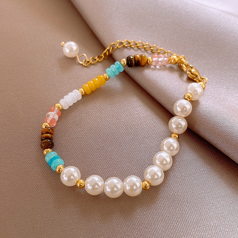 Women's Beaded Ethnic Style Light Luxury High Sense Bracelet
