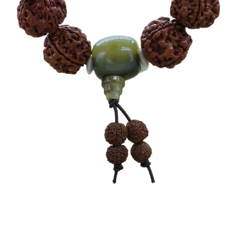 Bone Beeswax Five Faces Bodhi Seed Buddha Bracelets