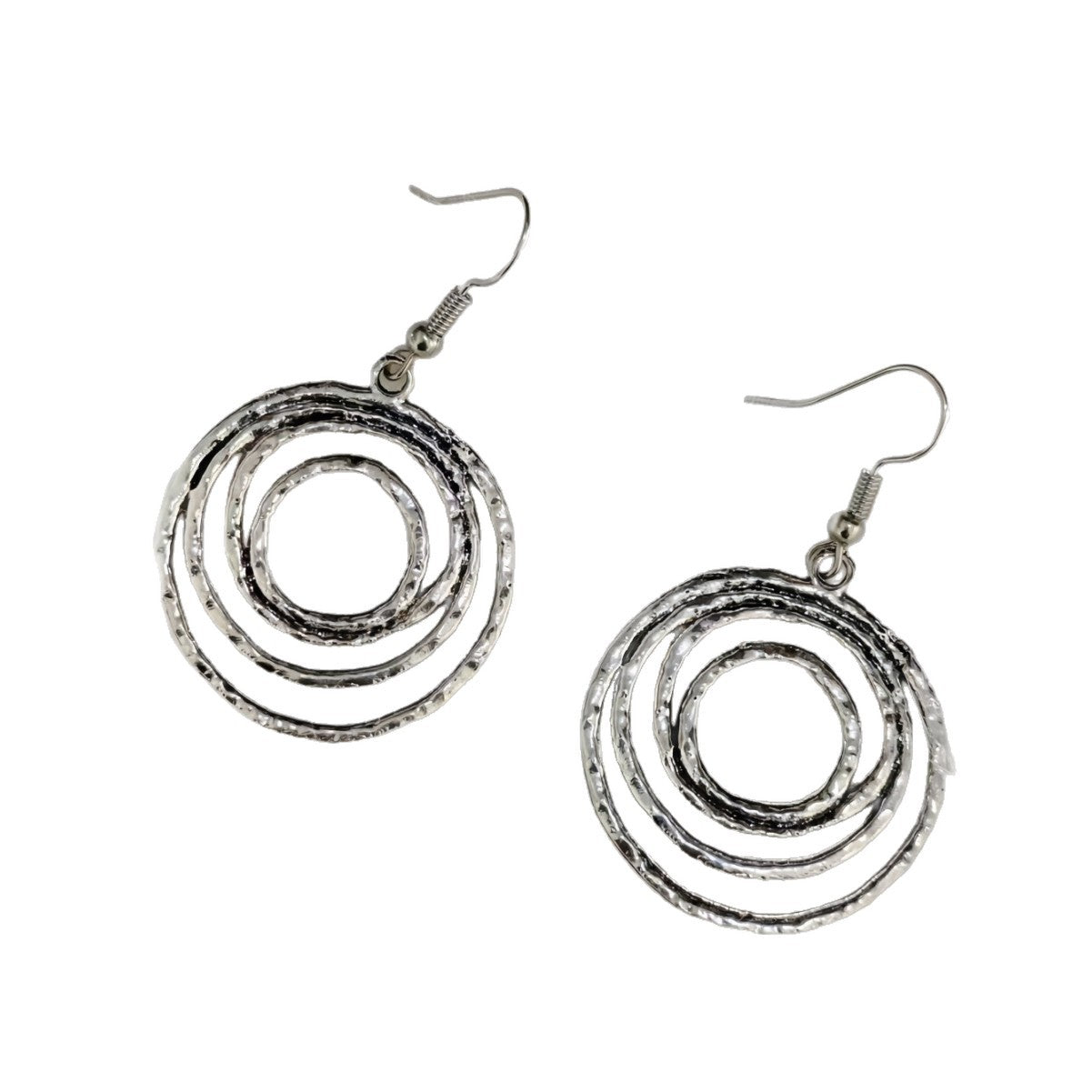Women's Design Zinc Alloy Vortex Series Oval Heart Water Drops Earrings