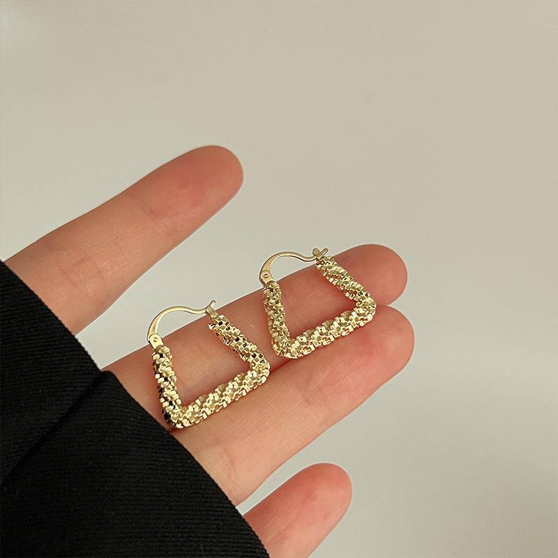 Niche Design Ear Clip Unique Graceful Earrings