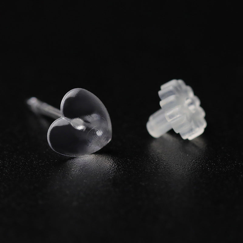 Resin Ear Stick Personality Simple Plastic Auricular Needle Raise Stud Earrings