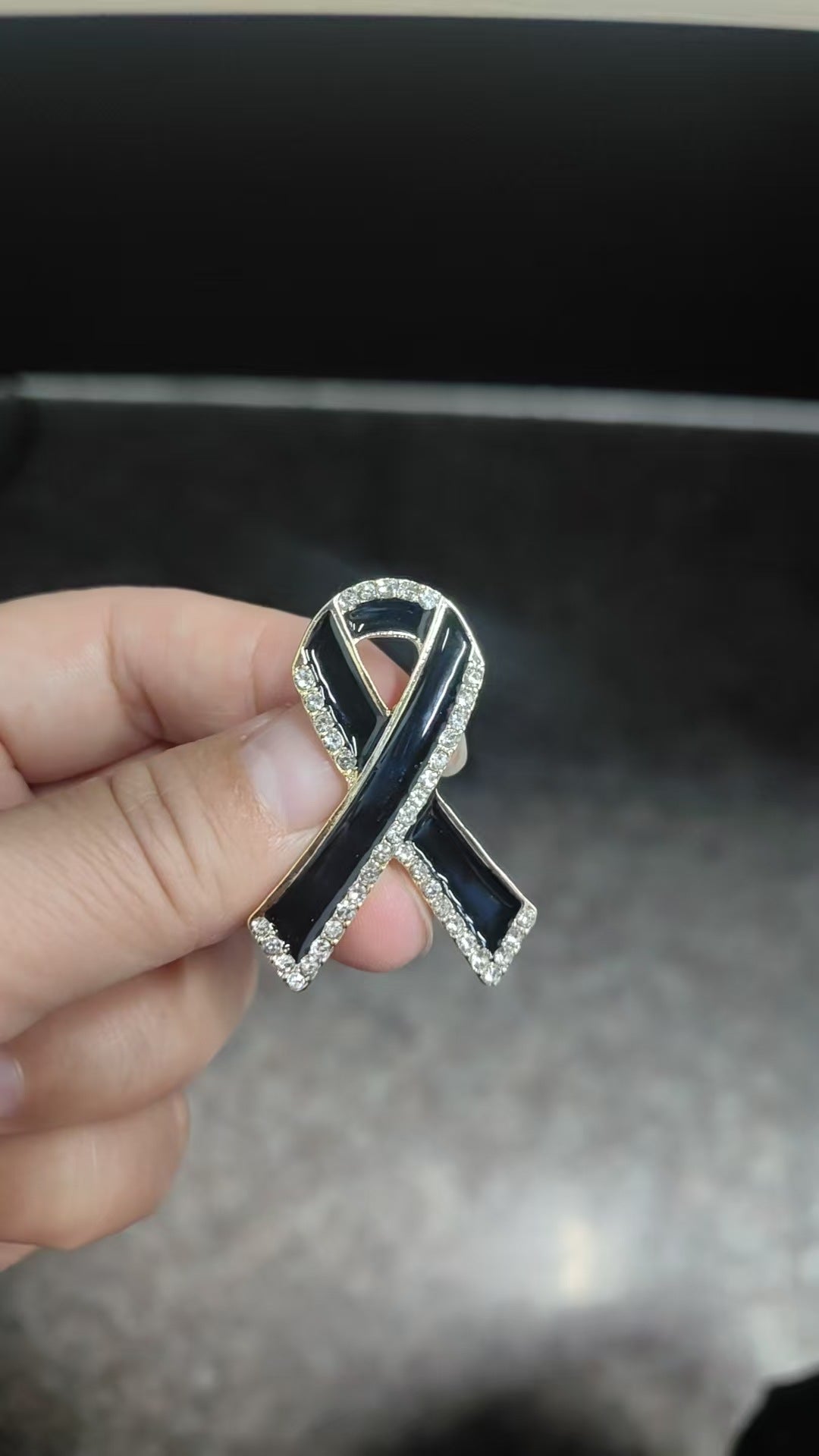 Style Fashion Pink Ribbon Brooch Senior Alloy Brooches