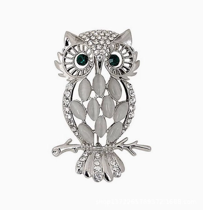 Women's Micro Zircon Brooch Exquisite Plant Pin Brooches