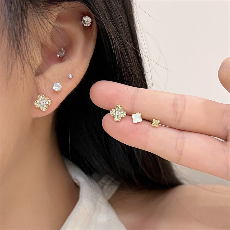 Elegant Earings Set Versatile Simple Mini Earrings