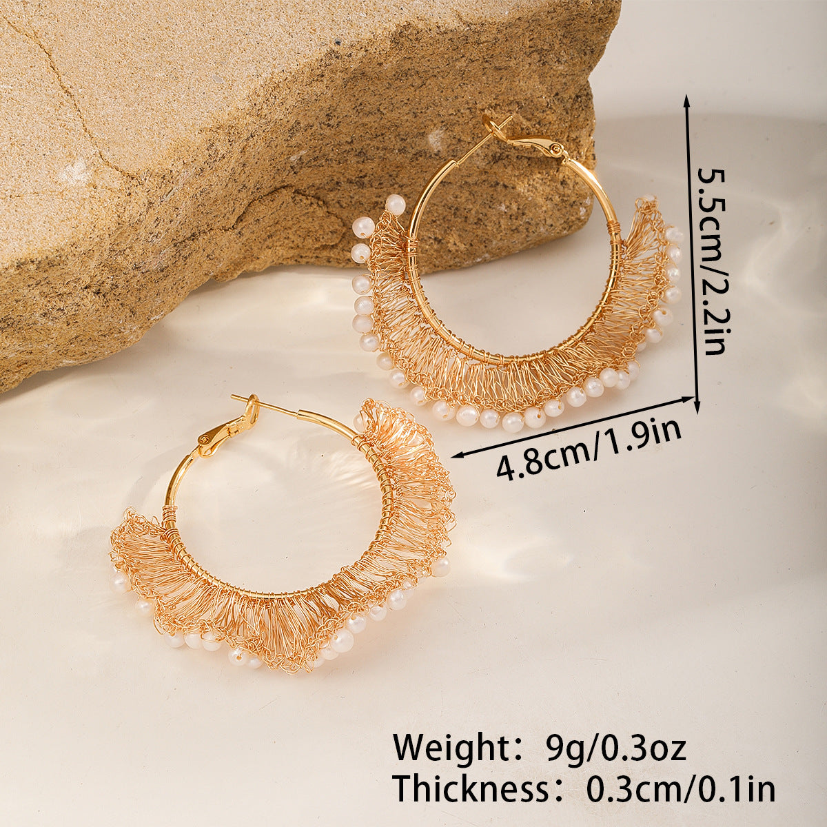 Copper Wire Hand-woven Suite Fashion Light Rings