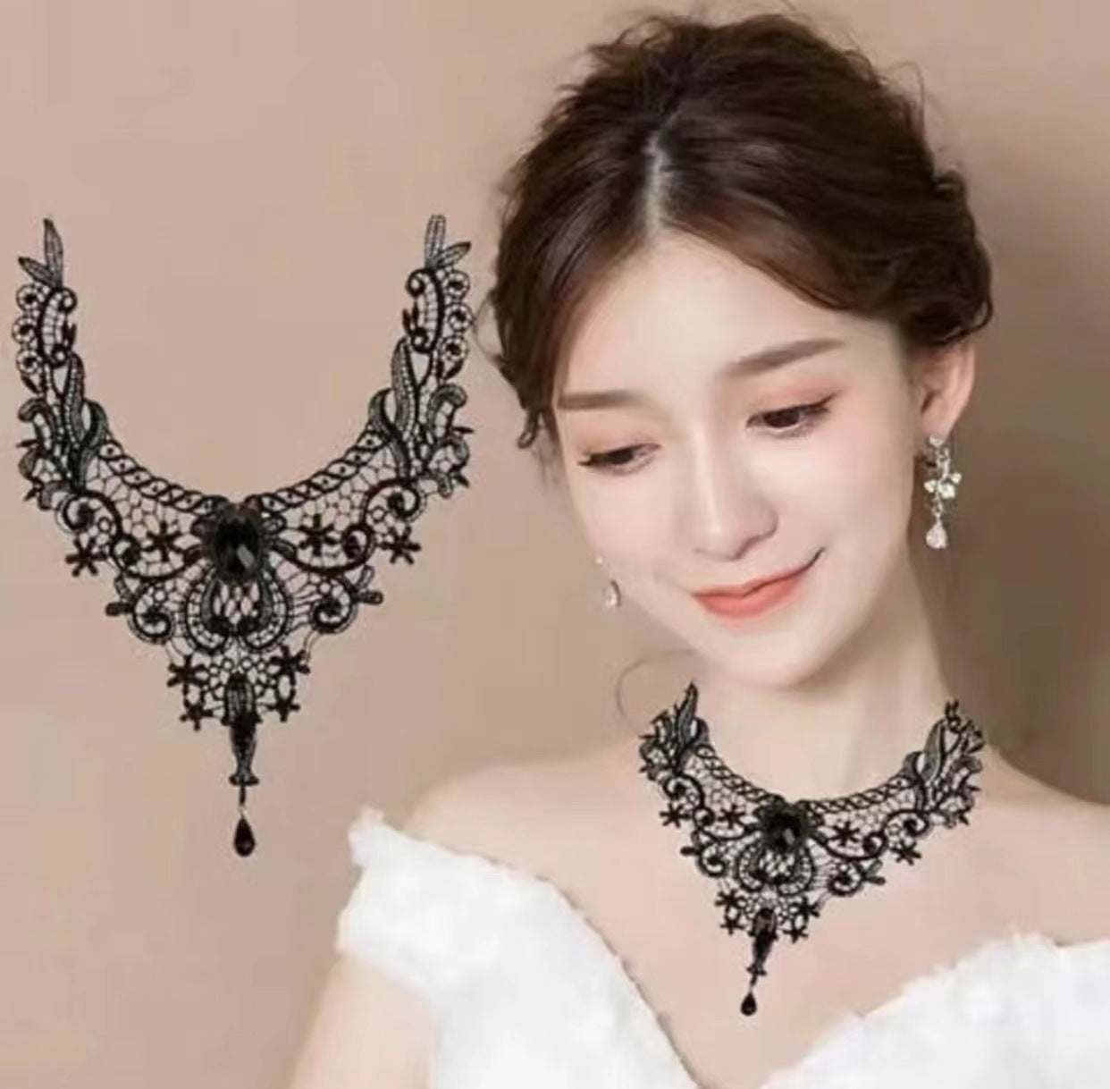 Women's Chain Black Clavicle Simple Sexy Exaggerated Necklaces