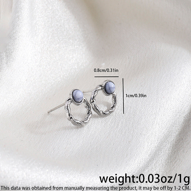 High-grade Fashionable Versatile Micro Diamond Butterfly Earrings