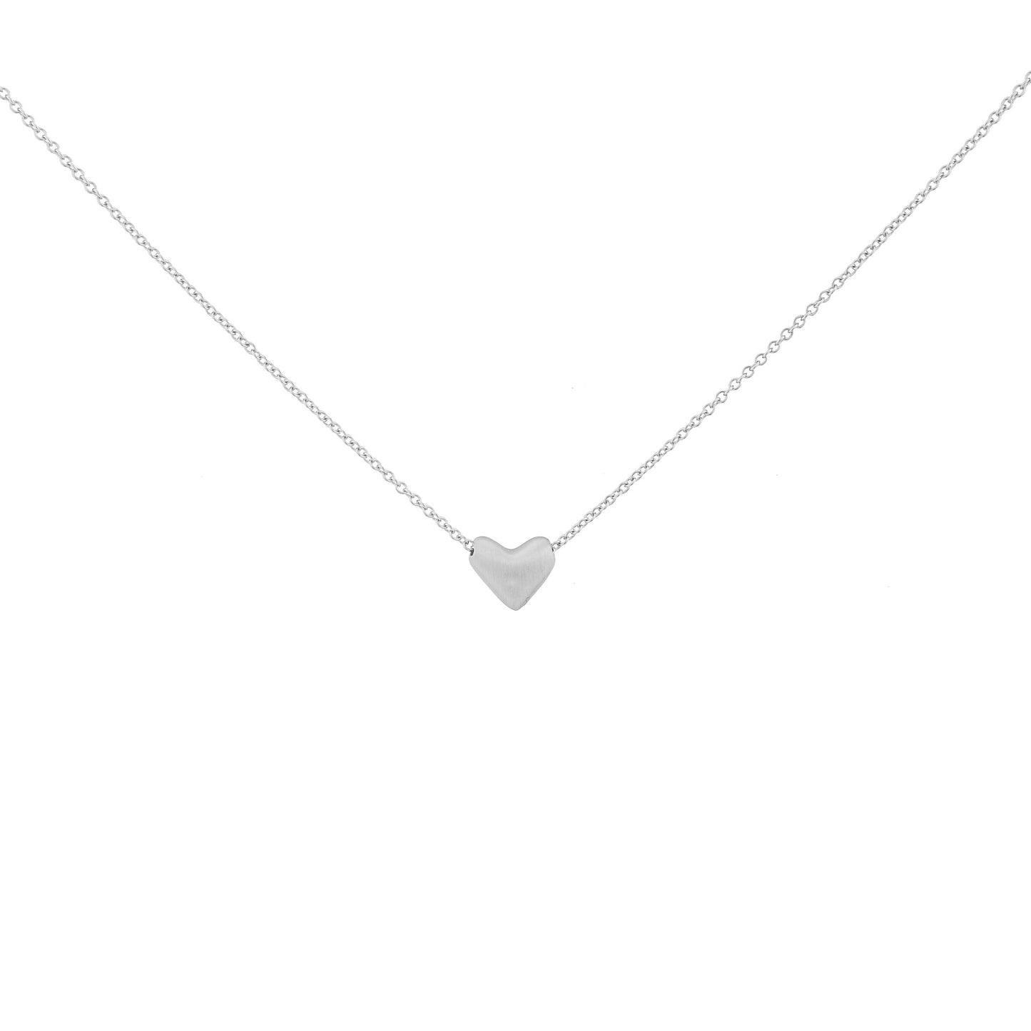 Day Limited Love Simple Advanced Brushed Heart Clavicle Necklaces