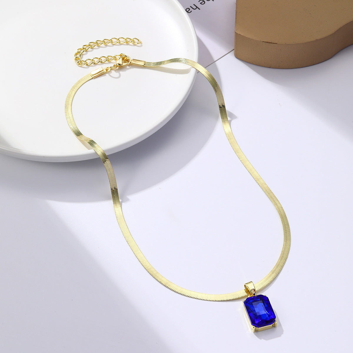 Women's Light Luxury Minority Snake Bones Chain Double Layer Twin Necklace