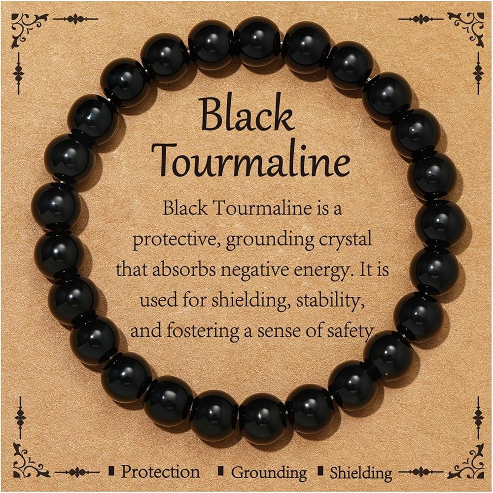 Natural Stone Amethyst Citrine Triple Protective Bracelets