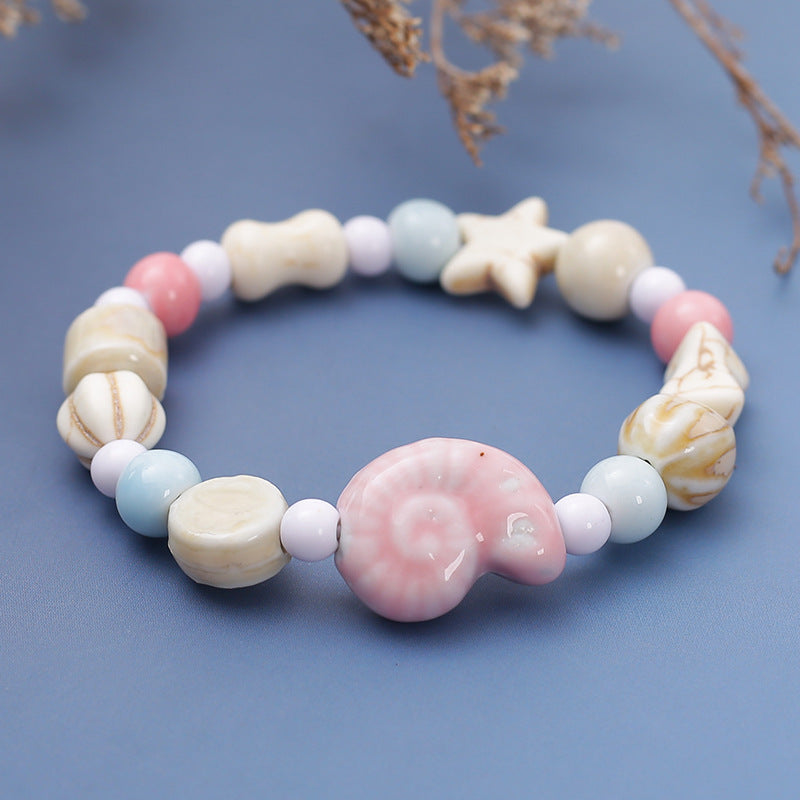 Stall Handmade Ceramic Pure Desire Wind Bracelet