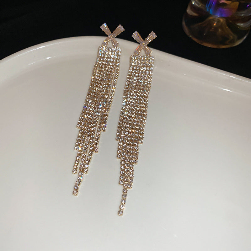 Long Fringe Female Temperament Sexy Light Luxury Ear Hook