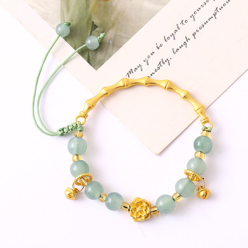 Graceful Crystal Super Moonstone Couple Girlfriends Bracelet