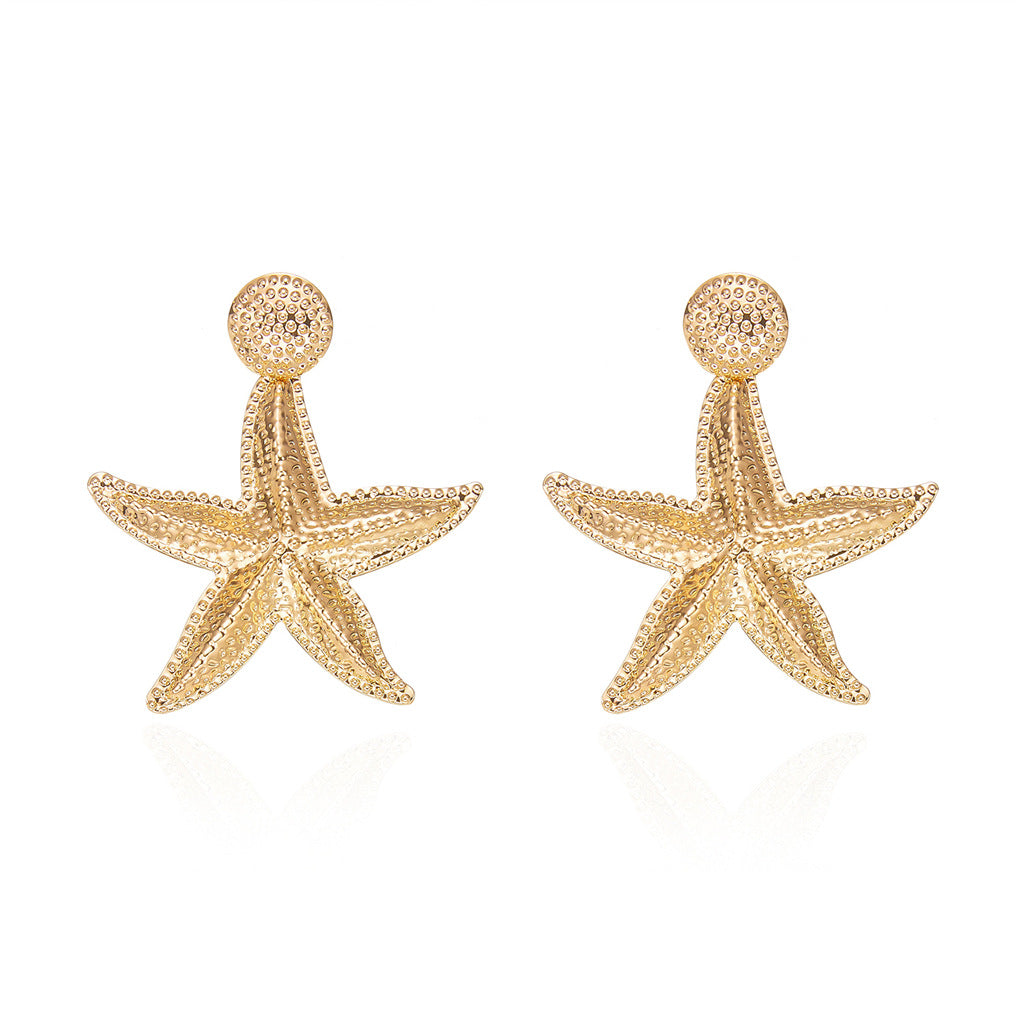 Series Starfish Shell Female Niche High Sense Earrings