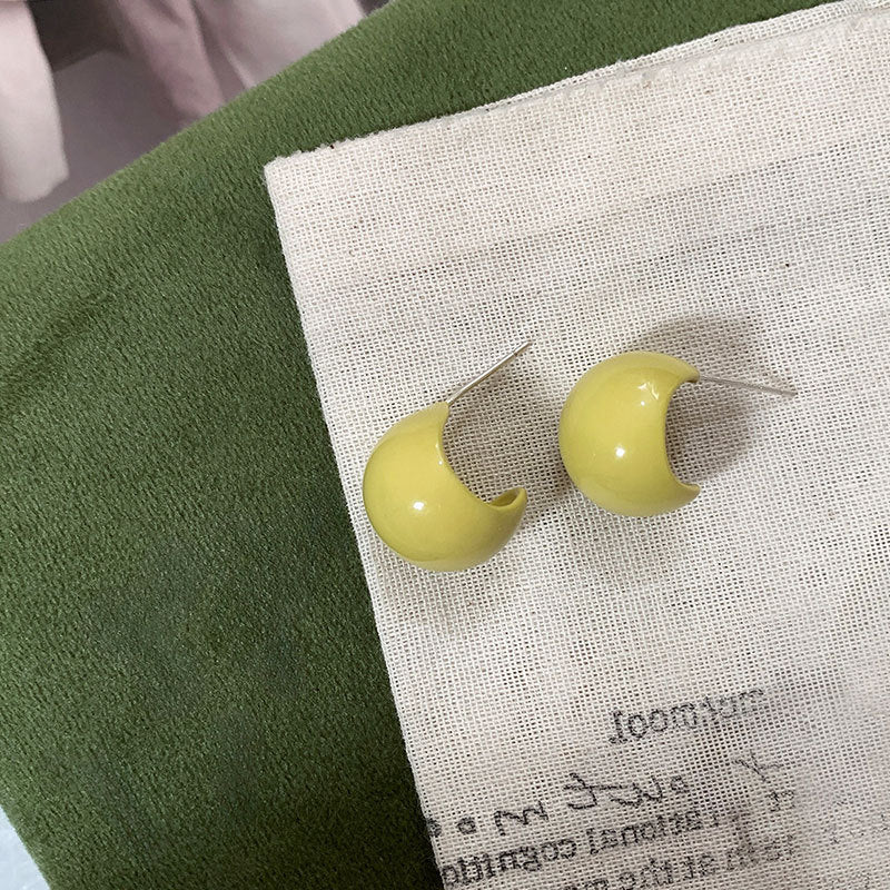 Ball Female Summer Fresh Simple Fashion Trend Temperament Commute Earrings