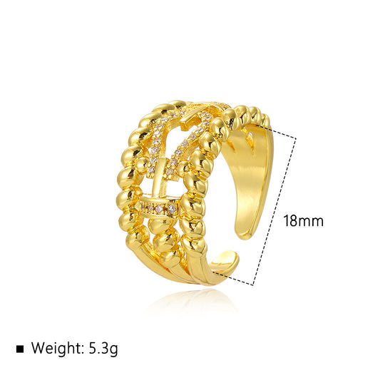 Women's & Men's String Clip Open Hip Hop Width Rings