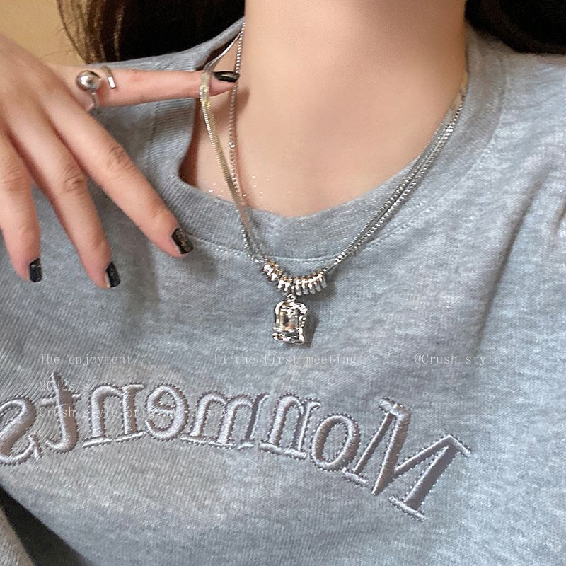 Zircon Snake Bone Sweet Cool Light Luxury American Hot Hip Necklaces
