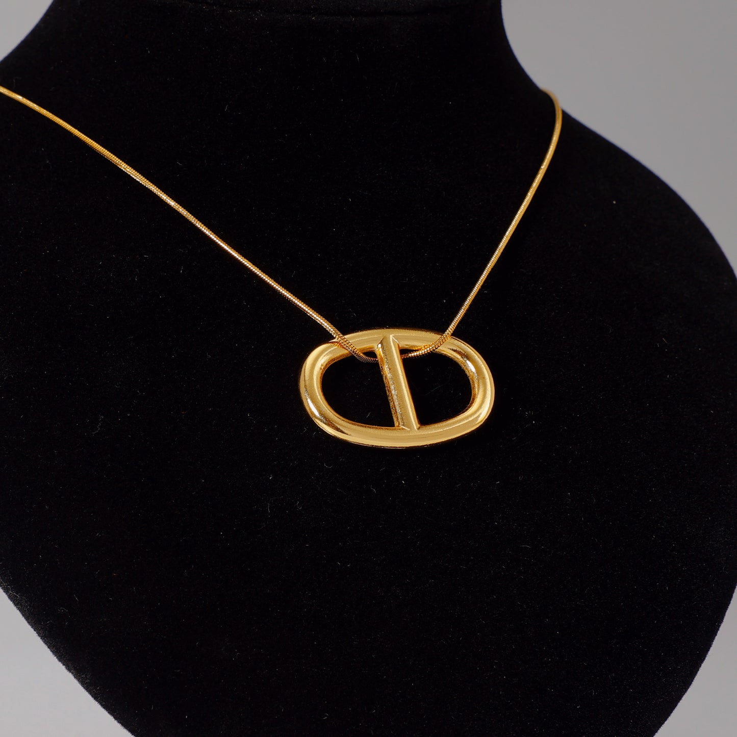 Titanium Steel Stainless Fashion Simple Light Luxury Gold Pendants
