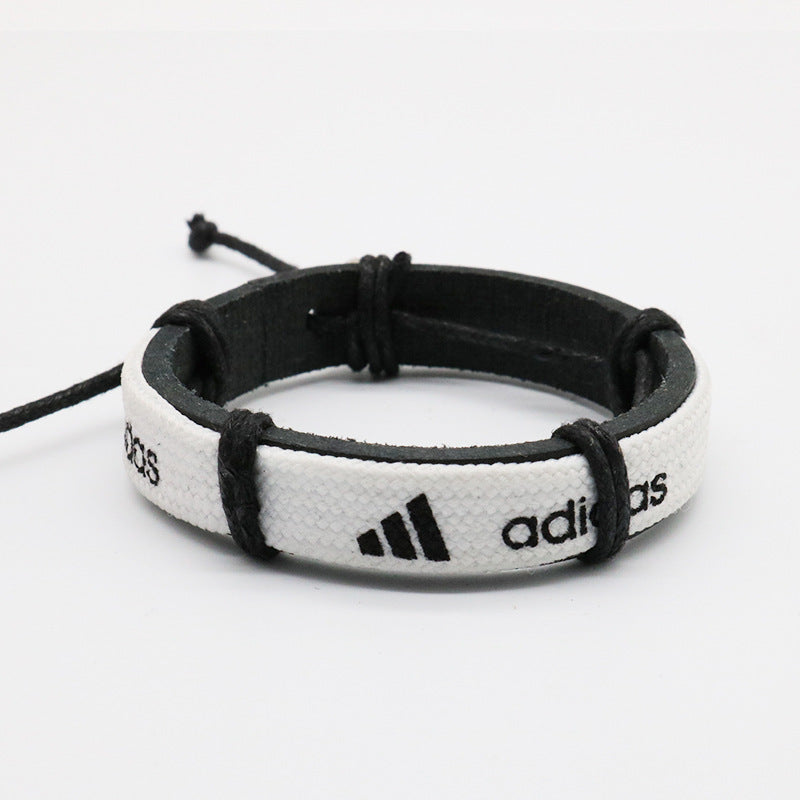 Male Female Couple Basketball Sports Weaving Bracelets